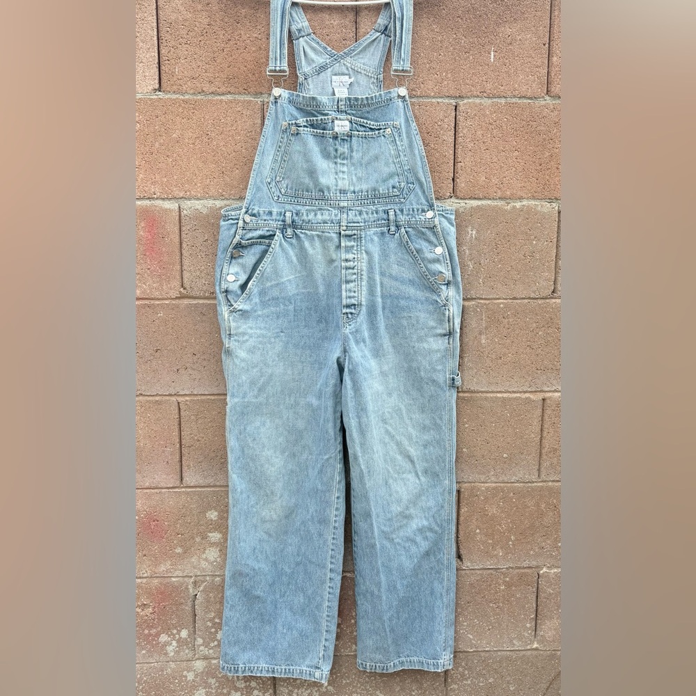 Calvin Klein Light Wash Denim Overalls